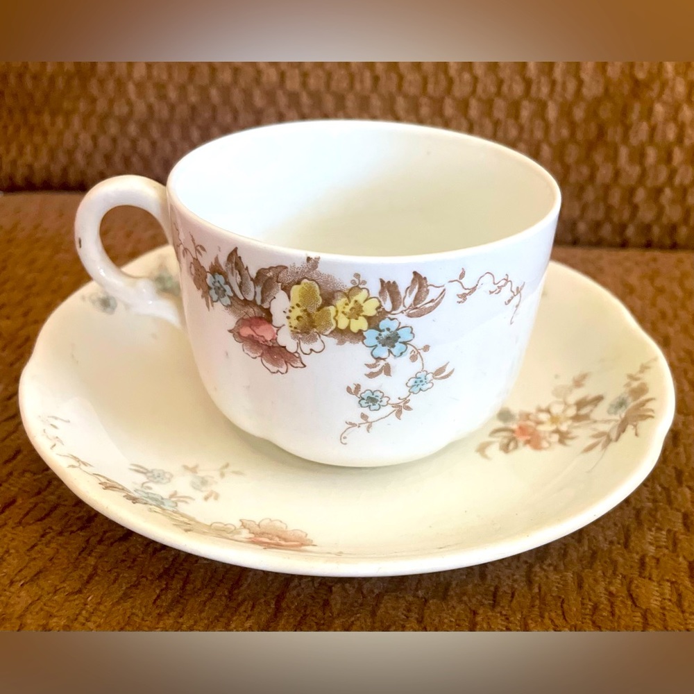 Vintage Alfred Meakin tea cup & saucer Royal Porcelain England